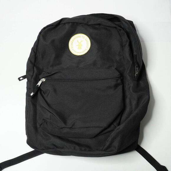 Dutch Bros Coffee Black Backpack Yellow Embroidered‎ Patch Limited Edition Bag - Picture 1 of 6